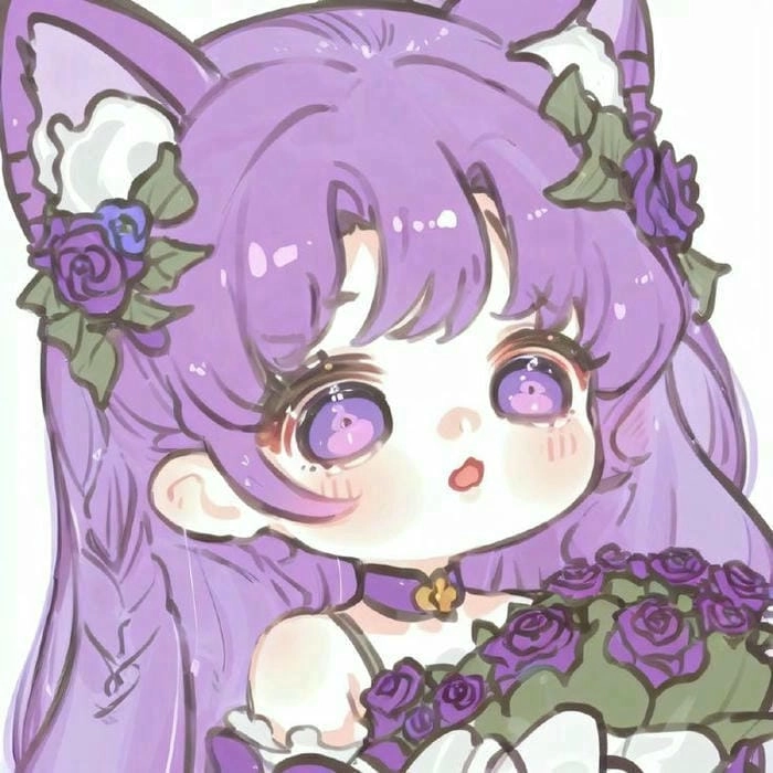 Tải avatar anime girl chibi hình nền cute chất lượng cao