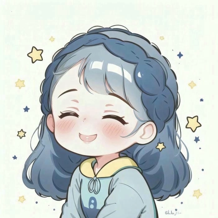 Khám phá ngộ nghĩnh avatar anime chibi girl cute dễ vẽ siêu hot