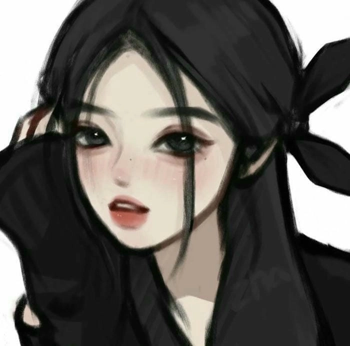Bộ sưu tập avatar chibi nữ cute màu tím cho hội bánh bèo