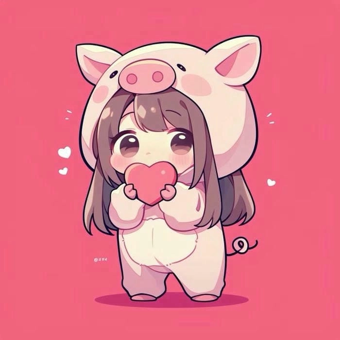 Tải nhanh avatar ảnh chibi cute nữ mang phong cách dễ thương