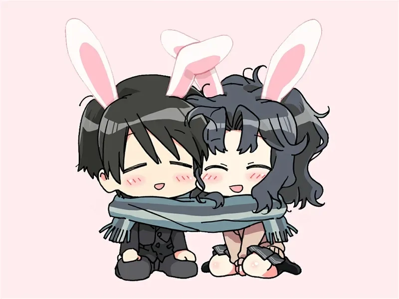 Tải ngay anime chibi cặp đôi cute siêu xinh