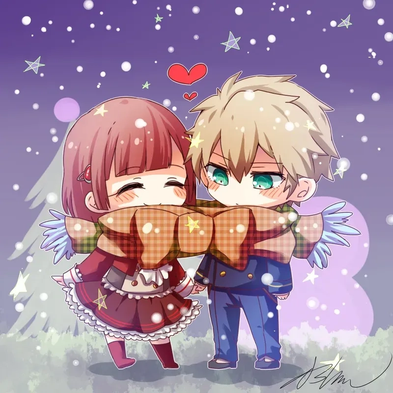 Cùng khám phá chibi cặp đôi siêu đáng yêu