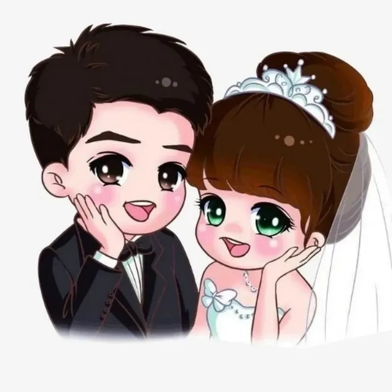 Gợi ý ảnh cặp chibi ngọt ngào