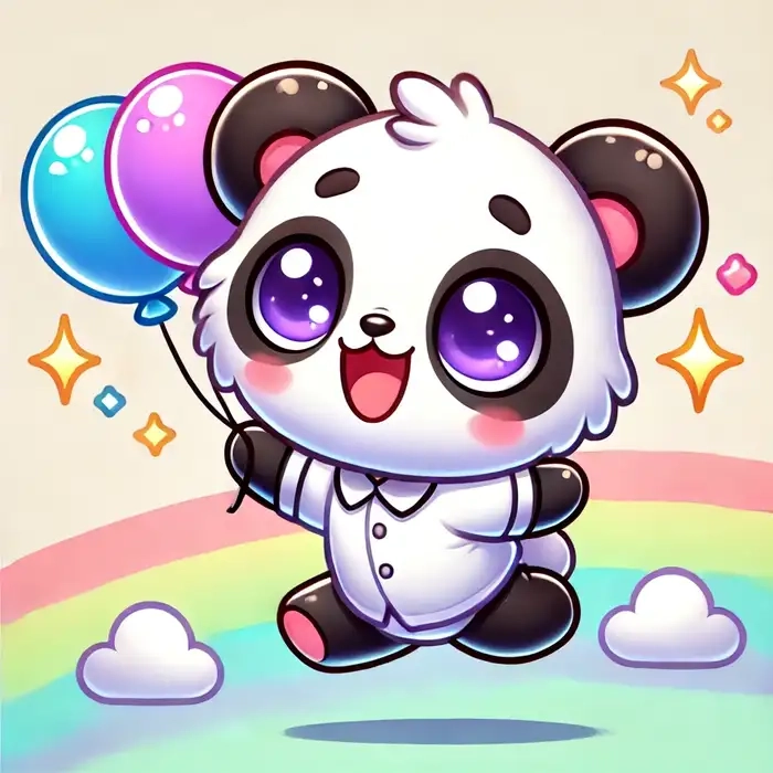 Ghim ngay hình gấu trúc chibi làm avatar xinh xắn