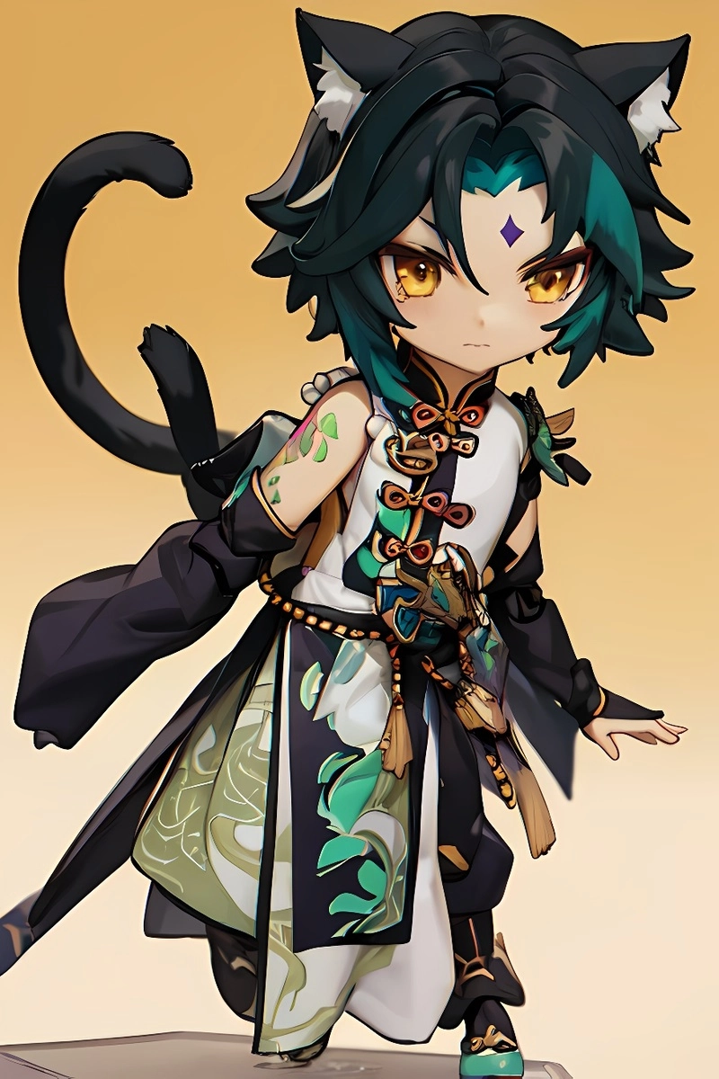 Ngắm bộ anime chibi genshin impact siêu yêu