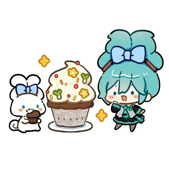 Tải ngay hình miku chibi cute miễn phí