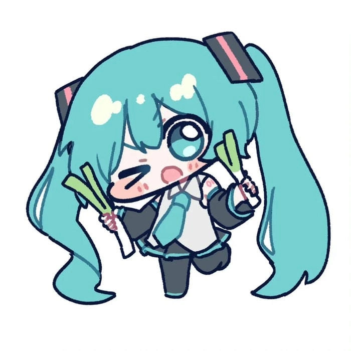 Ngắm bộ sưu tập anime chibi miku cực xinh