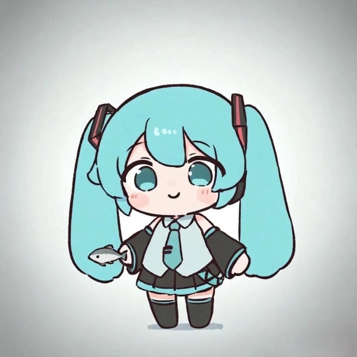 Tải ngay miku chibi png chất lượng cao