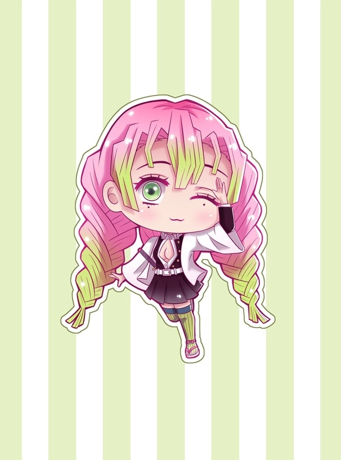 Tập vẽ tranh chibi mitsuri drawing đẹp mắt