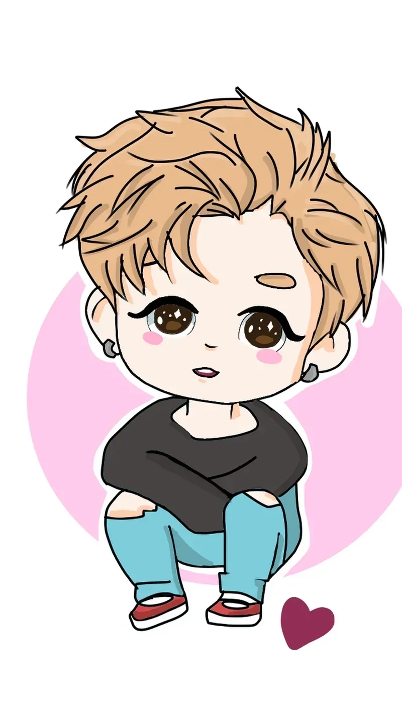 Sở hữu hình nền chibi nam ngầu ấn tượng