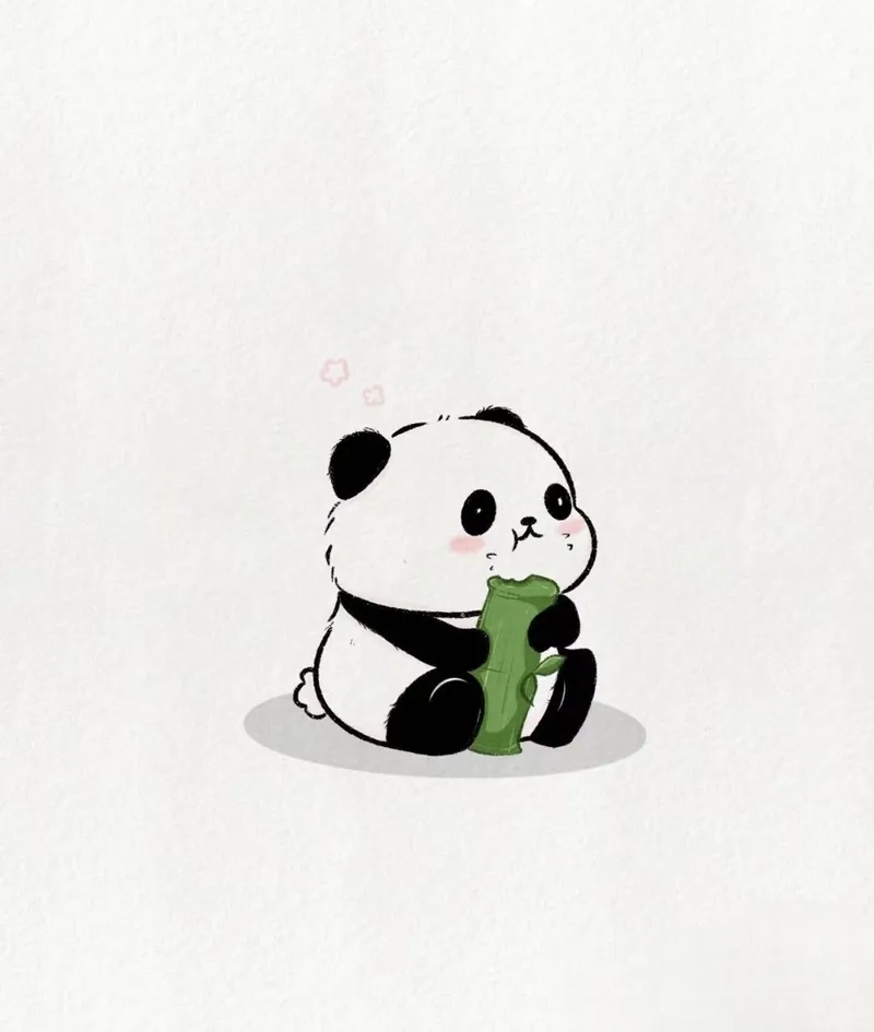 Tham khảo ngay gấu panda chibi cực dễ thương