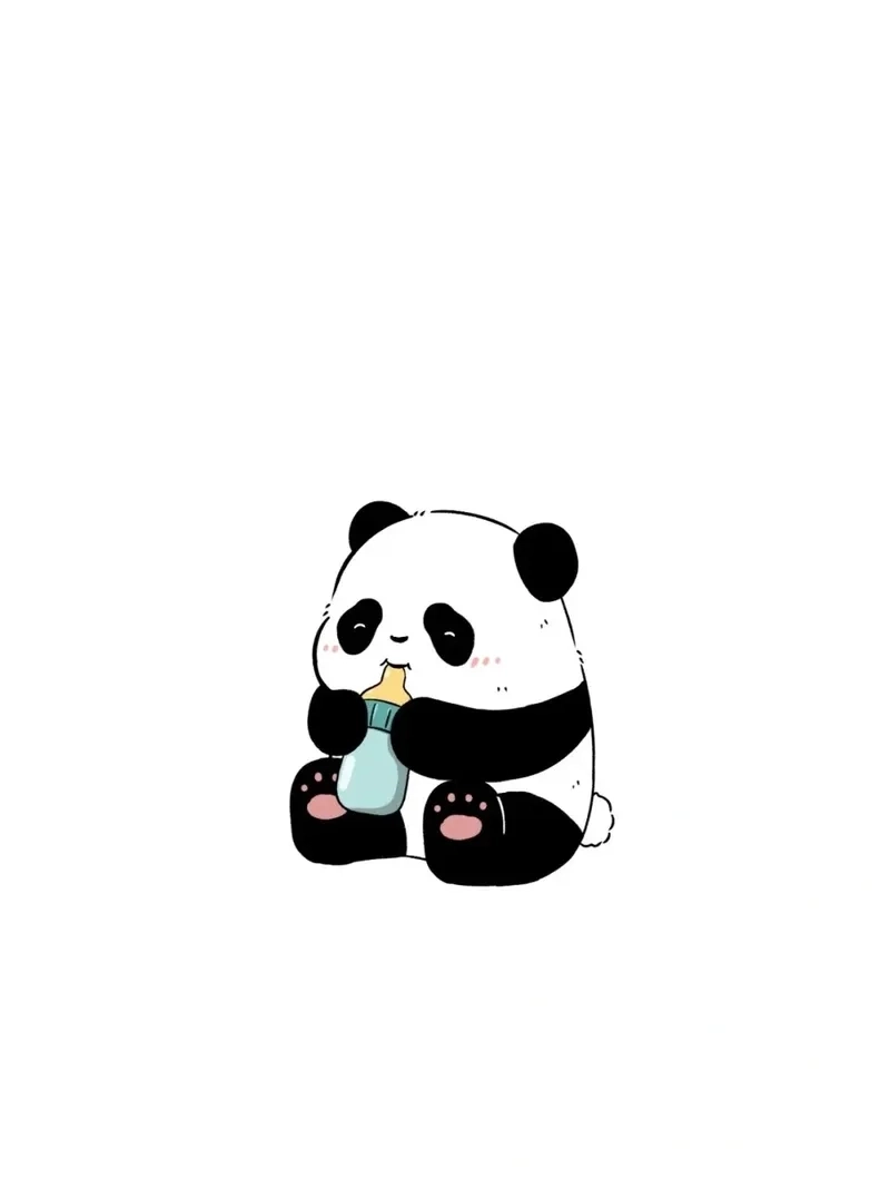 Ngắm ngay panda chibi cute siêu đáng yêu