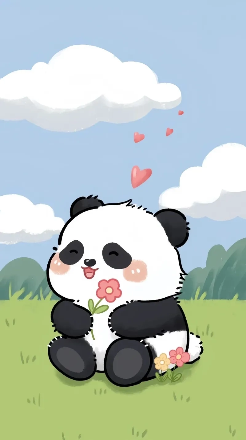 Chiêm ngưỡng panda chibi cực dễ thương