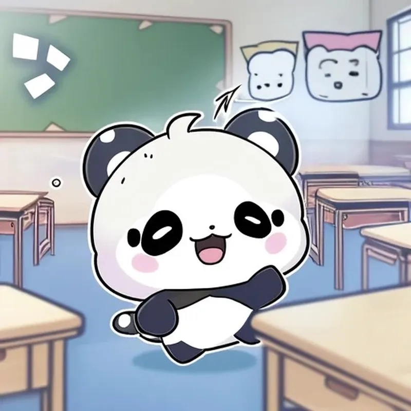 Cùng ngắm cute chibi panda siêu dễ thương