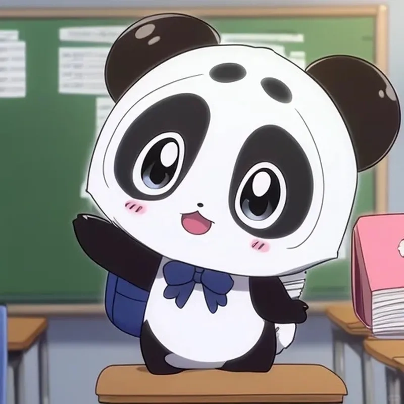 Khám phá cute chibi panda bear đáng yêu