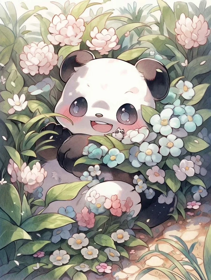 Bộ sưu tập cute kawaii chibi panda hot nhất