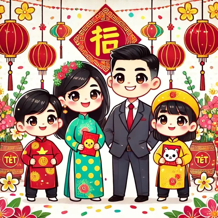 Chia sẻ chibi anime chibi ảnh tết siêu ngầu