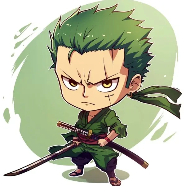 Tuyển chọn hình zoro chibi ngầu chất như nước cất