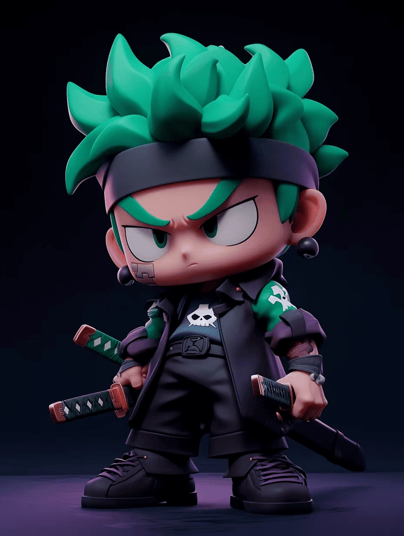 Bí kíp cực dễ cho cách vẽ zoro chibi nhanh gọn