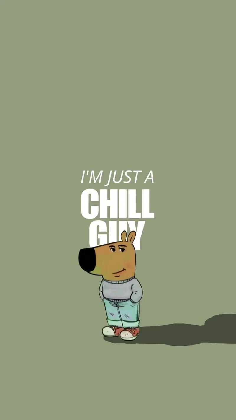 Chill từng khung hình với chill guy gif