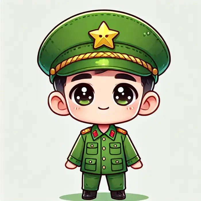 Bộ đội hải quân chibi mang vẻ đẹp riêng