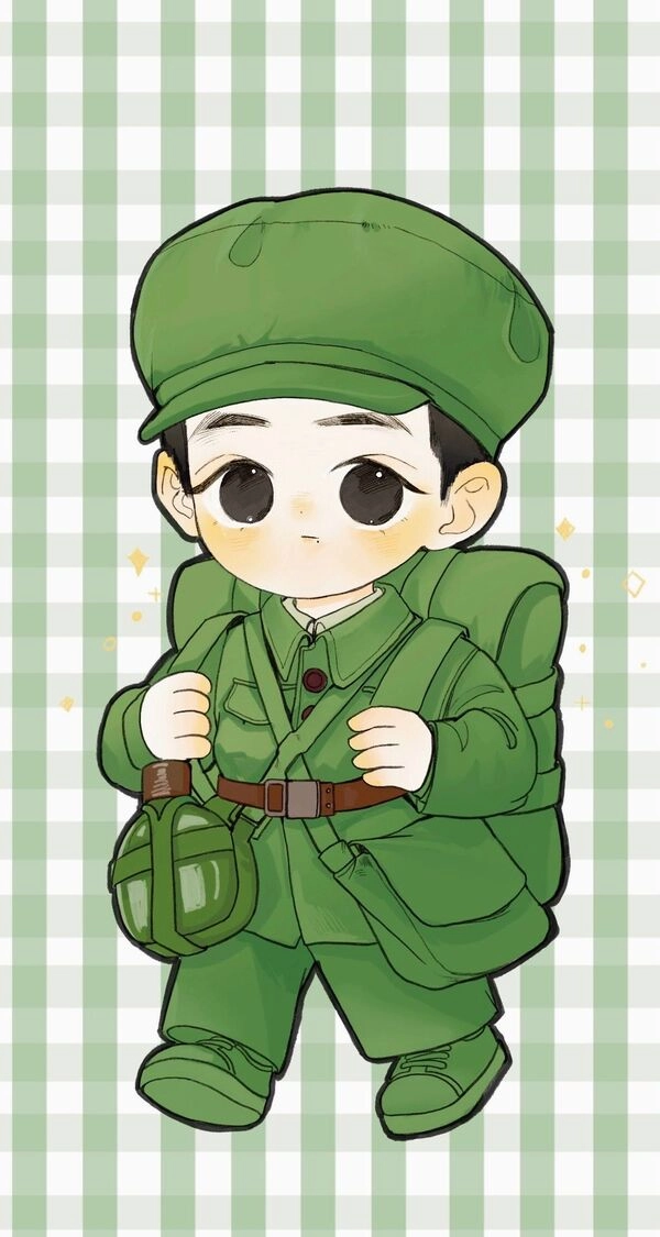 Học cách vẽ chú bộ đội chibi chi tiết đơn giản