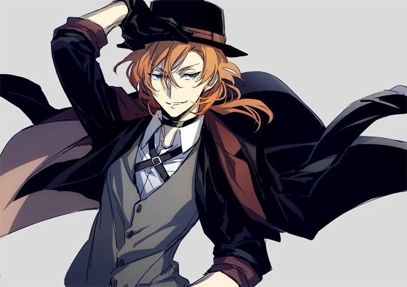 Chuuya anime thần thái lạnh lùng không thể rời mắt