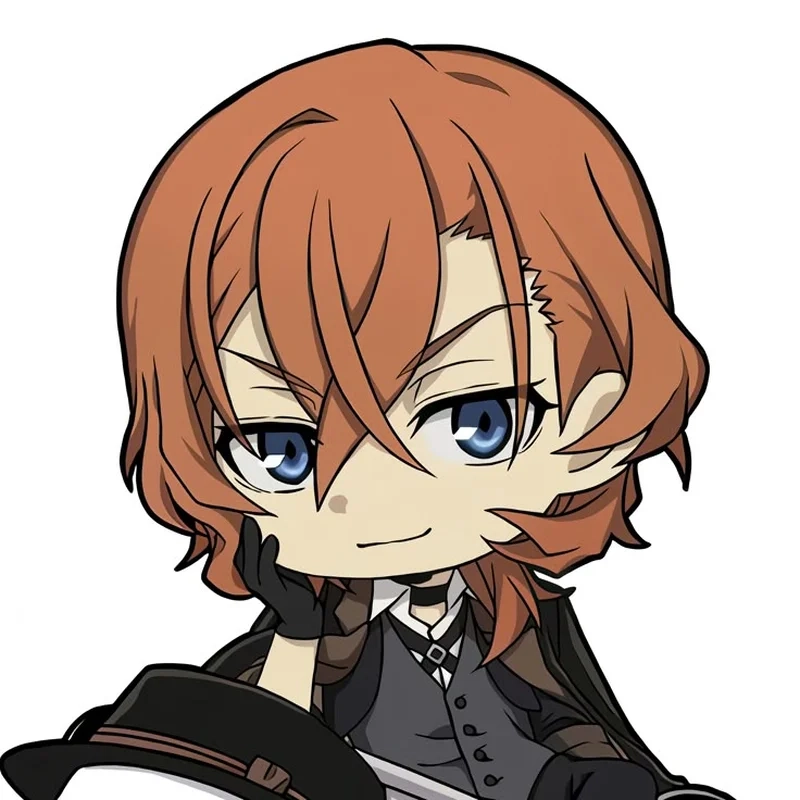 BSD Chuuya chibi siêu cute đốn tim fan