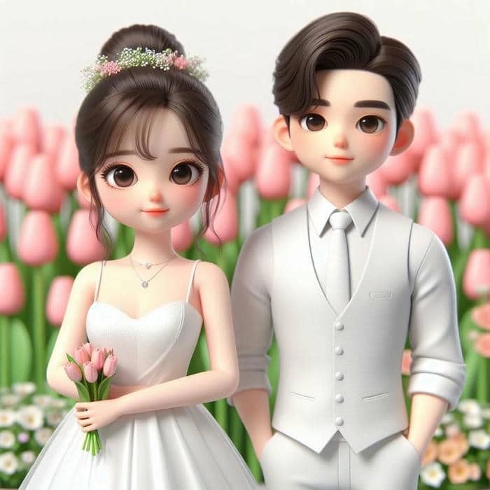 Khám phá bộ cô dâu chú rể đồ chơi mini đáng yêu