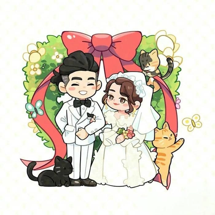 Chiêm ngưỡng chú rể cô dâu búp bê kiểu Nhật ngộ nghĩnh