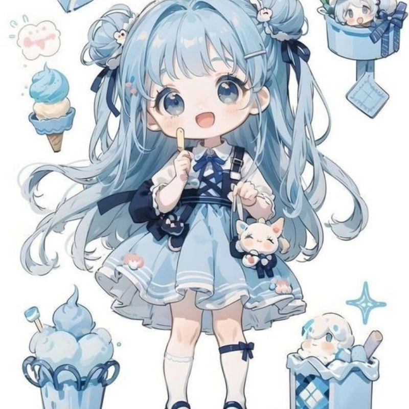 Cập nhật nhanh ảnh cô gái chibi cute hot trend
