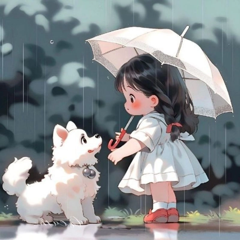 Xem ngay ảnh cô gái cute chibi đẹp ngất ngây