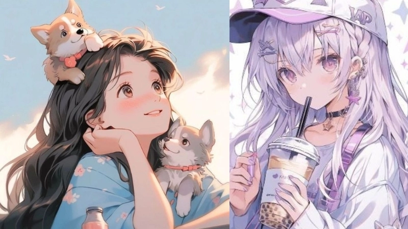 Ảnh cô gái chibi là như thế nào