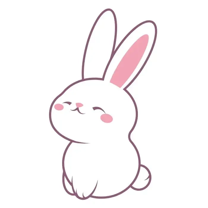 Bộ sưu tập ảnh con thỏ cute chibi đáng yêu