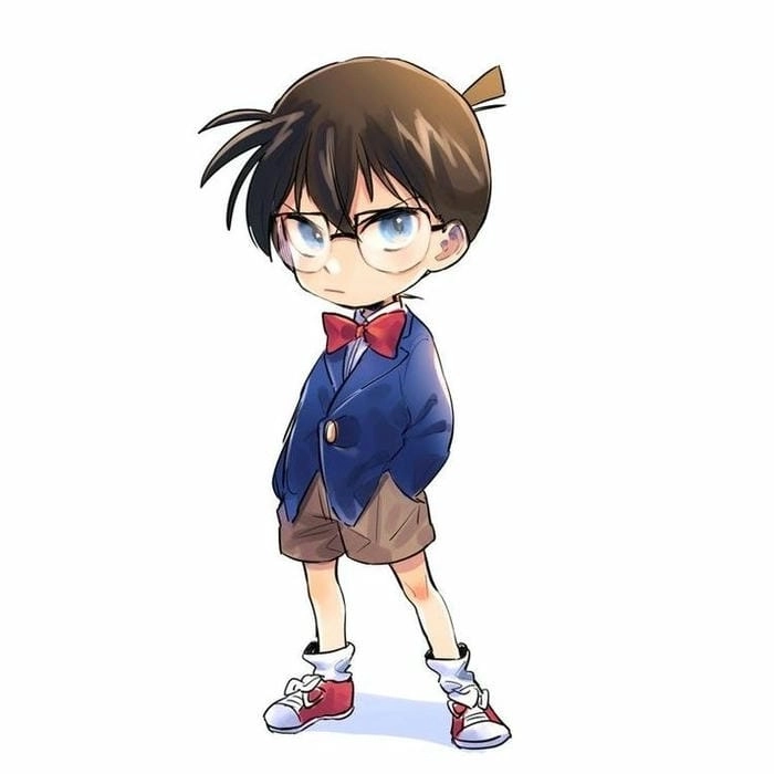 Hình ảnh dễ thương của ran conan chibi dành cho fan