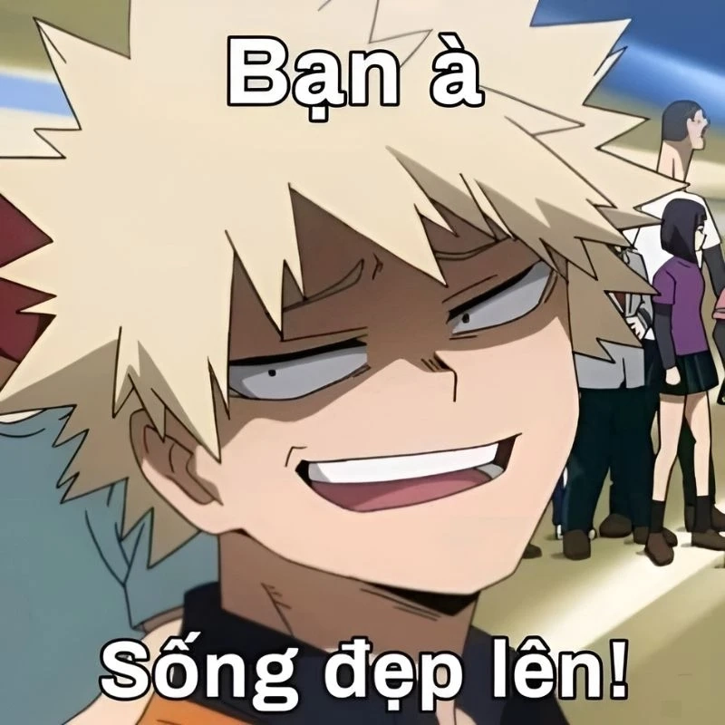 Cười nhẹ cho sang miệng meme cười nhếch mép