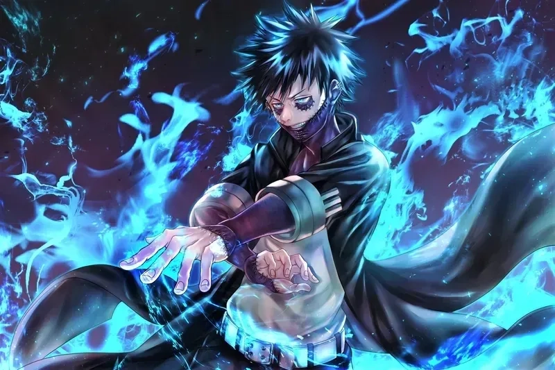Dabi edits với hiệu ứng xanh thẫm siêu cuốn hút