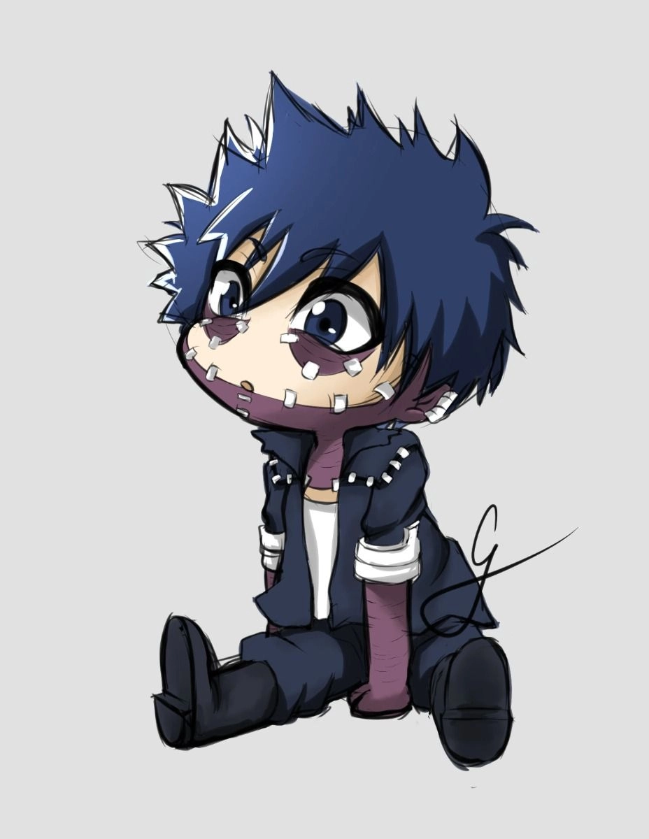 Dabi chibi phiên bản nhỏ với vết sẹo đầy cuốn hút