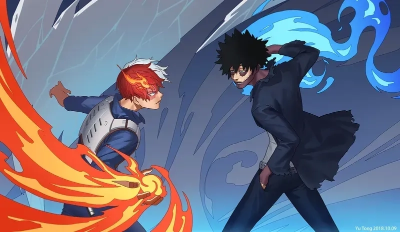 Dabi x Shoto tình anh em rạn nứt và đau đớn
