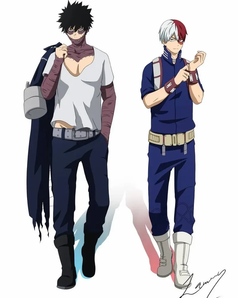 Dabi vs Shoto trận chiến của lửa và hận thù