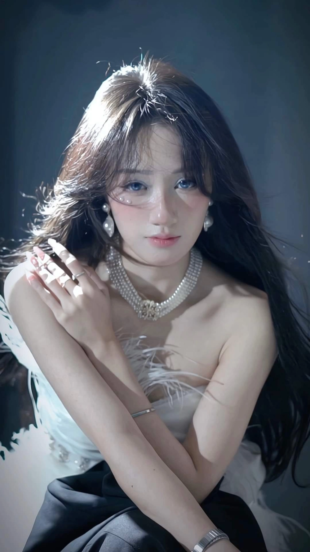 Tấm hình khoe dáng để đoán Đào Lê Phương Hoa cao bao nhiêu