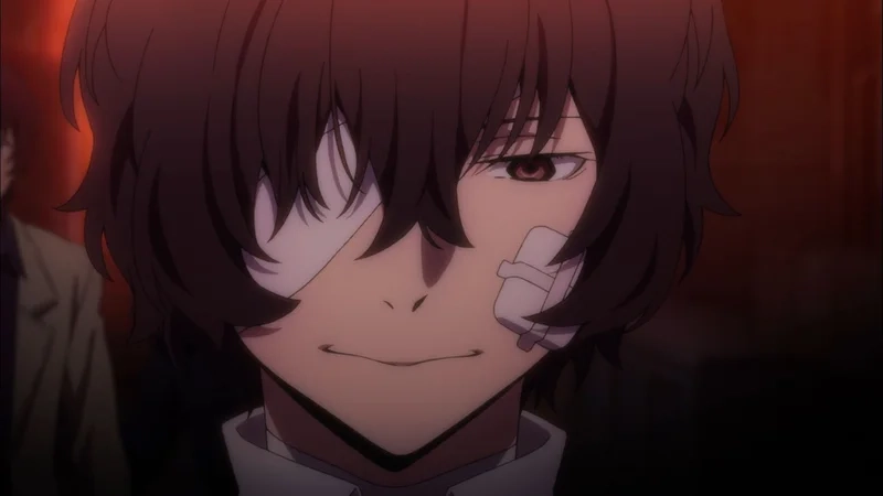 Dazai dark với ánh mắt buồn và sâu thẳm