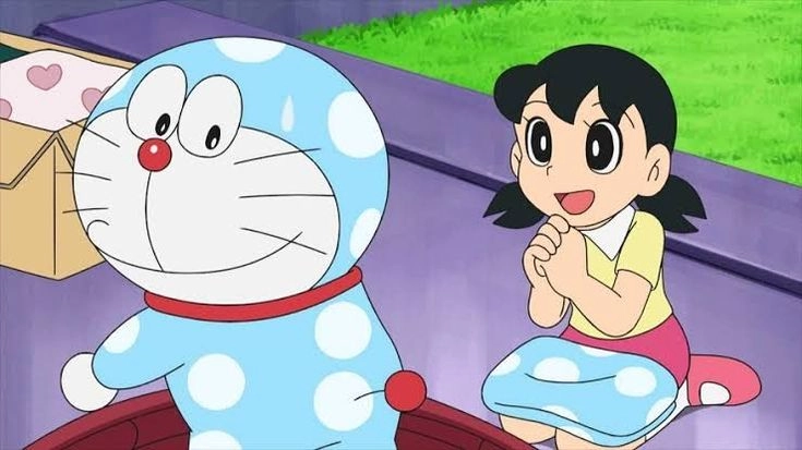 Doraemon với Shizuka luôn đồng hành trong mộng mơ