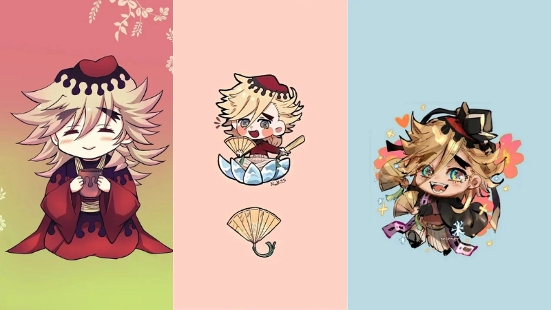 Ảnh douma chibi là như thế nào