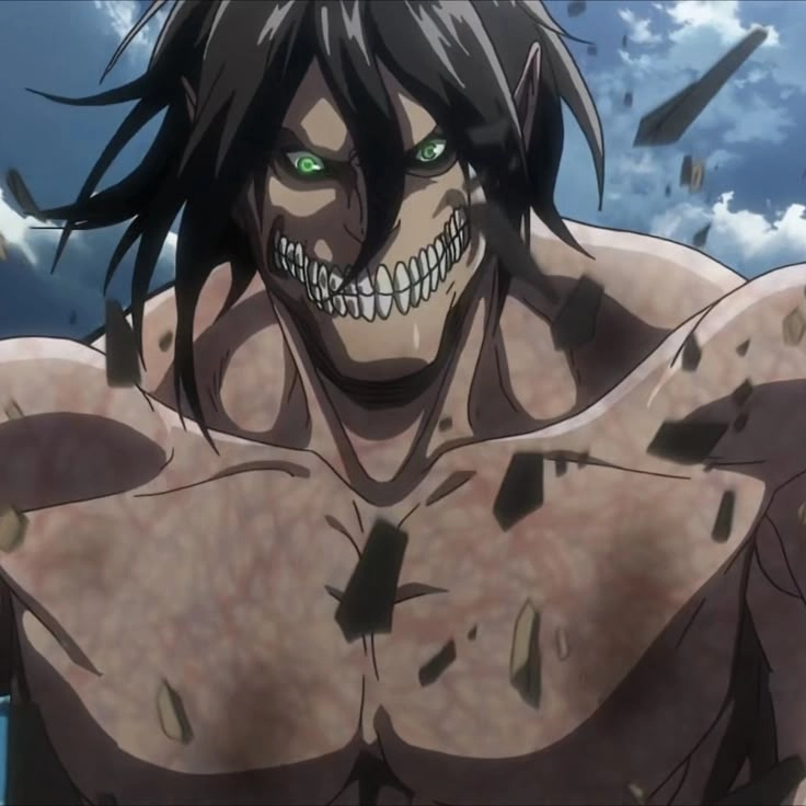 Eren biến thành titan để bảo vệ đồng đội