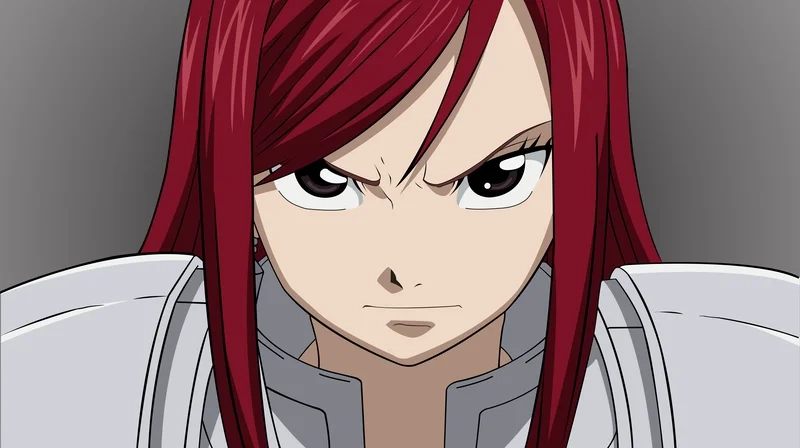 Erza Scarlet hair color sắc đỏ đặc trưng cho khí chất Titania