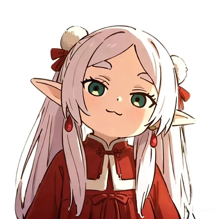 Frieren chibi cute dễ thương đến ngỡ ngàng