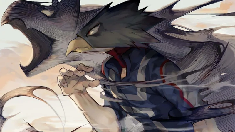 Dark Shadow Tokoyami sức mạnh không kiểm soát