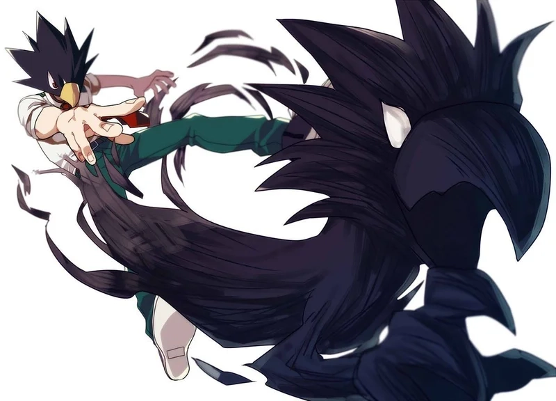 Tokoyami manga hiện diện trong khung tranh tối