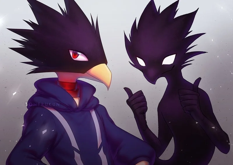 Tokoyami mask che giấu cảm xúc thật bên trong